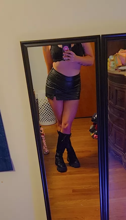 Which piece is your favorite? The skirt or the boots?