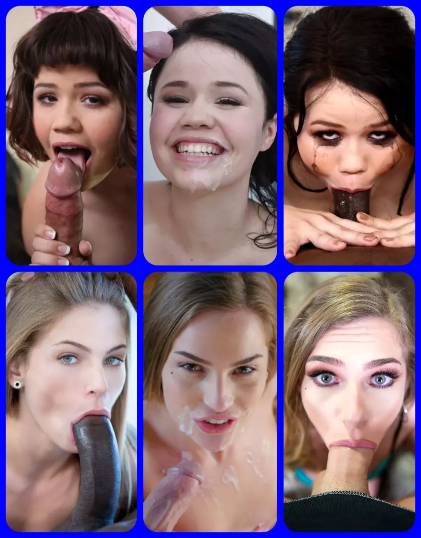 Which sluts throat are you using all day, then covering her face with your cum? [Yhivi] vs [Sydney Cole]