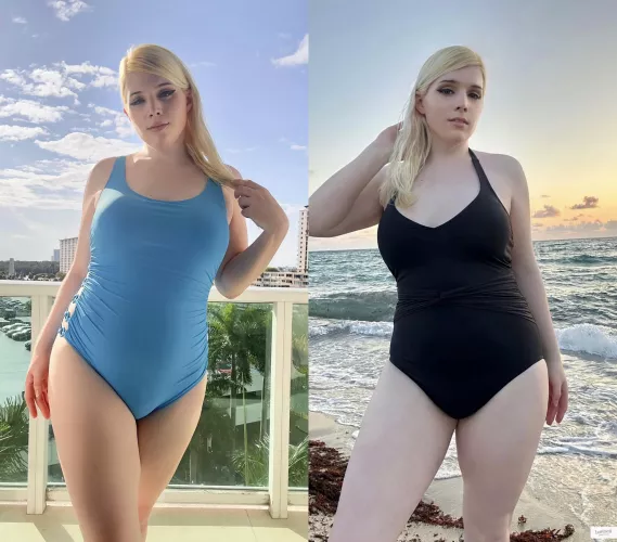 Which suit do you like more? 🥰