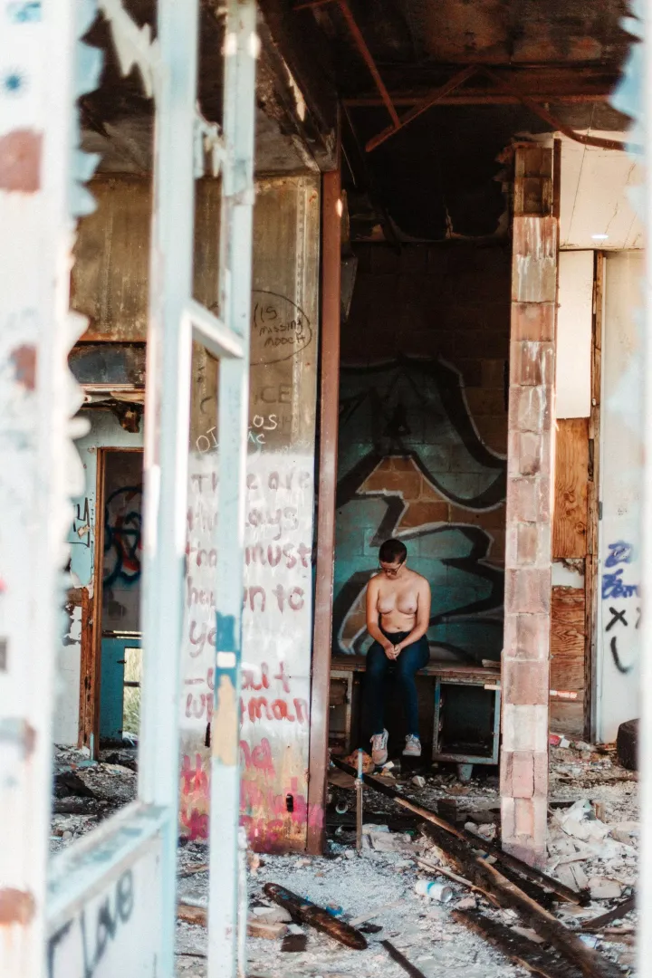 While the walls around me are old and crumbling, here I am, sitting in my youth awaiting to become old.