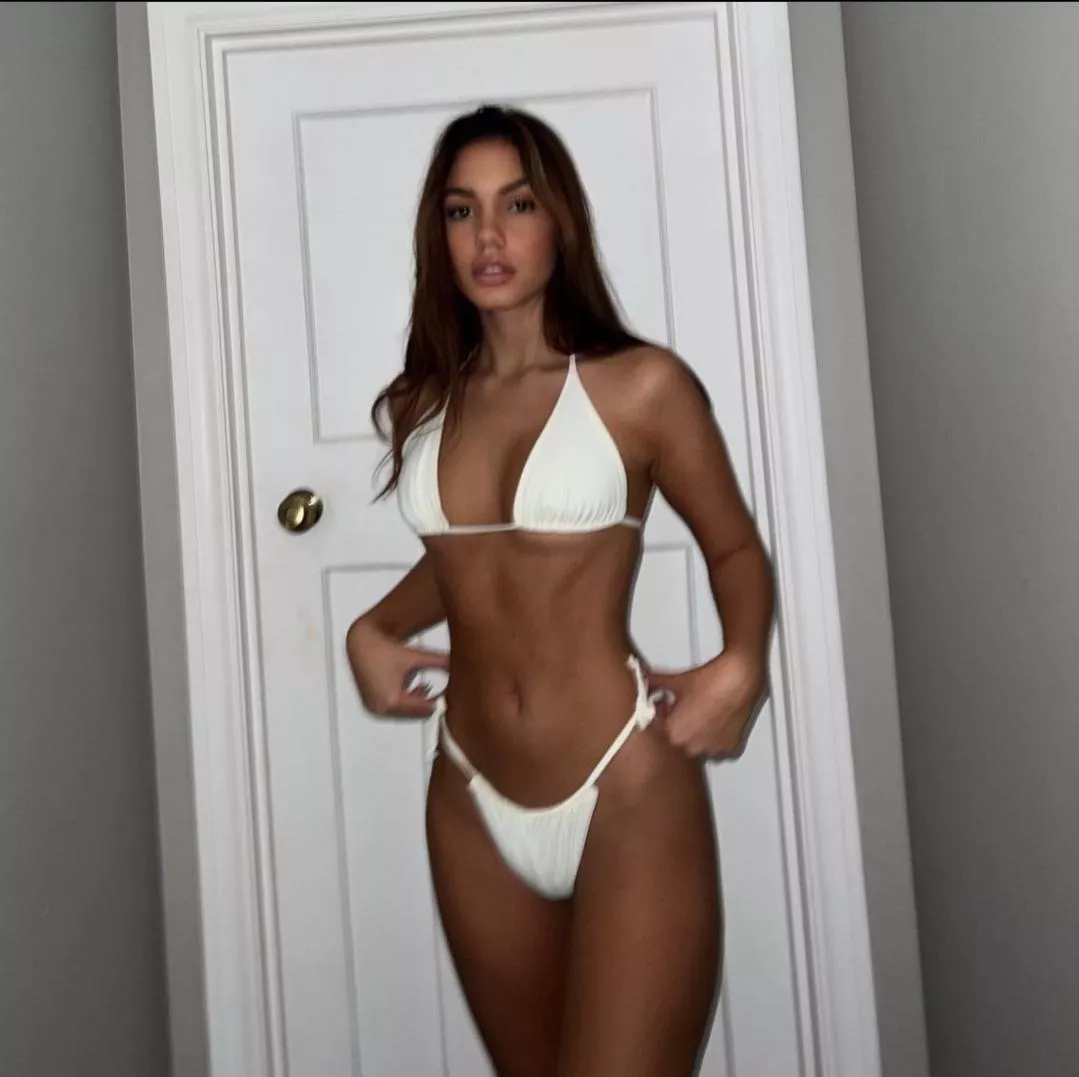 White bikini