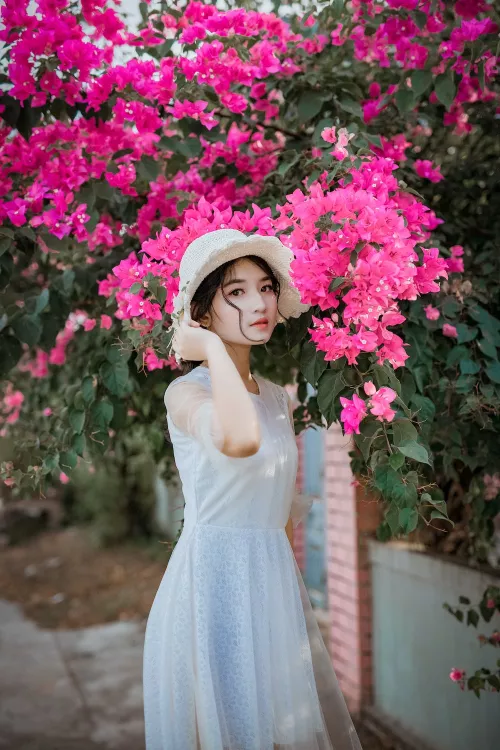 White dress