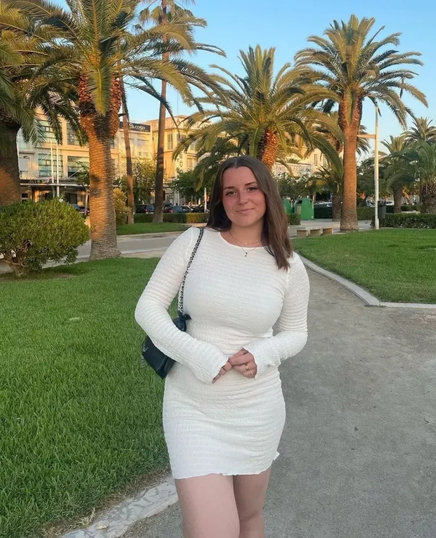 White dress