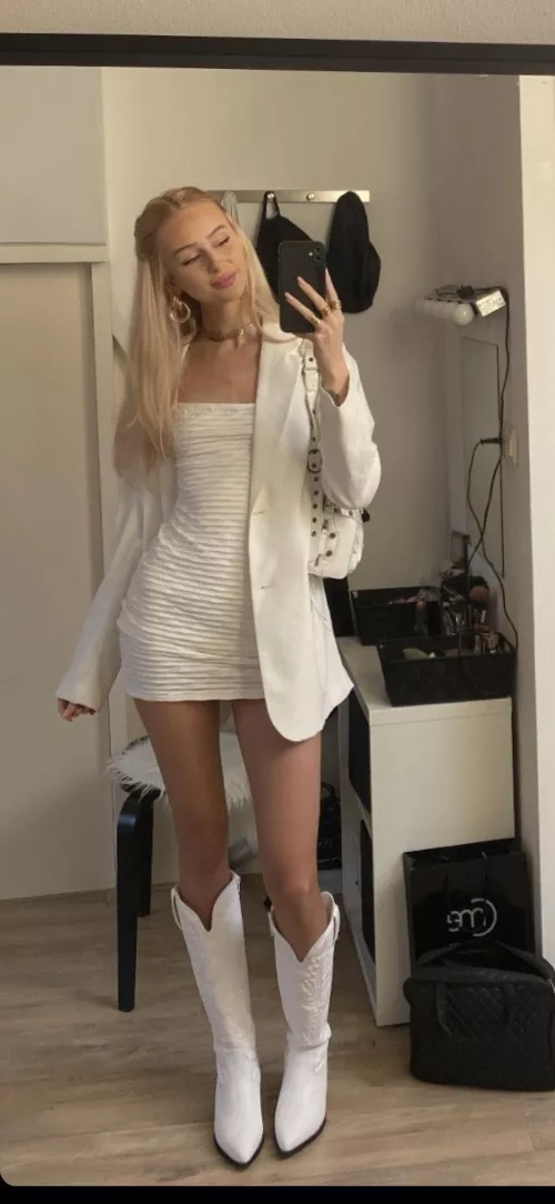 White dress