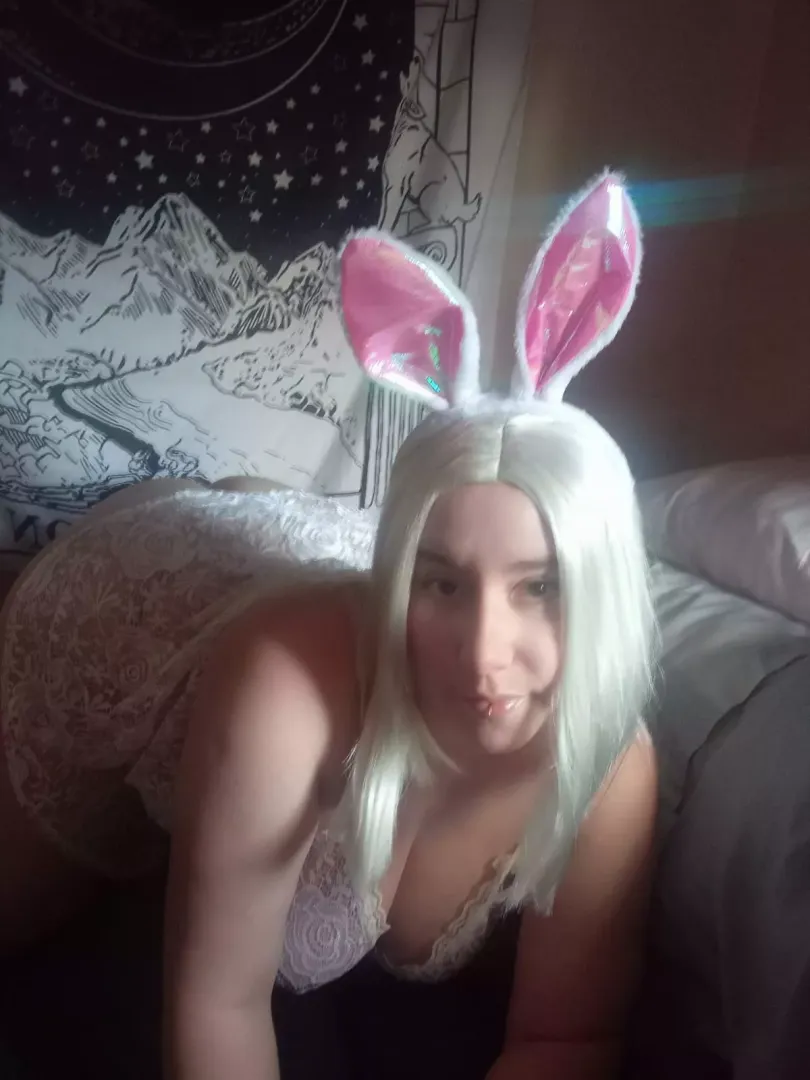 white horny bunny girl