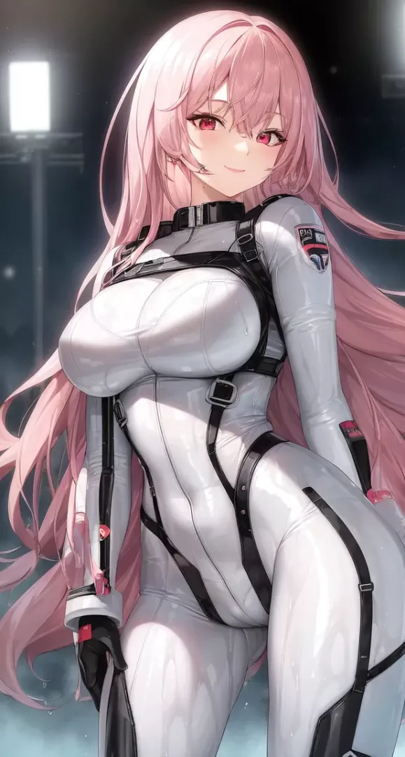White Mecha Pilot Suit