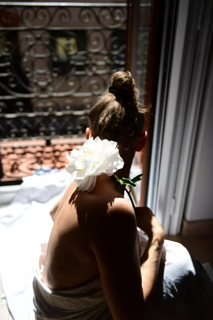 white peony