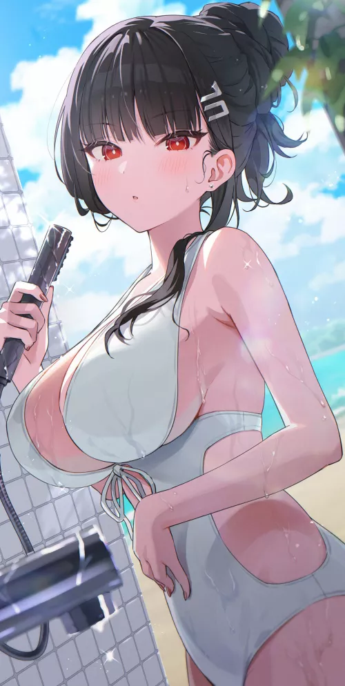 White Swimsuit Rio [Blue Archive]