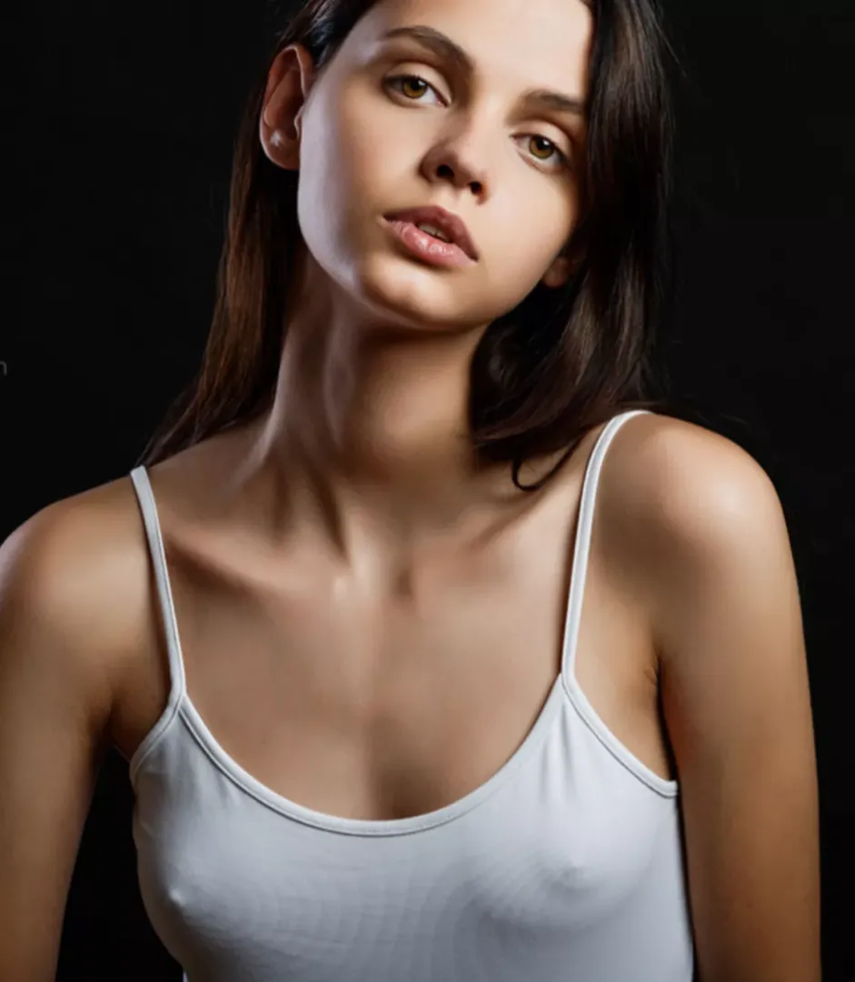 White tank top