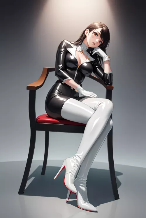White Thigh Boots 