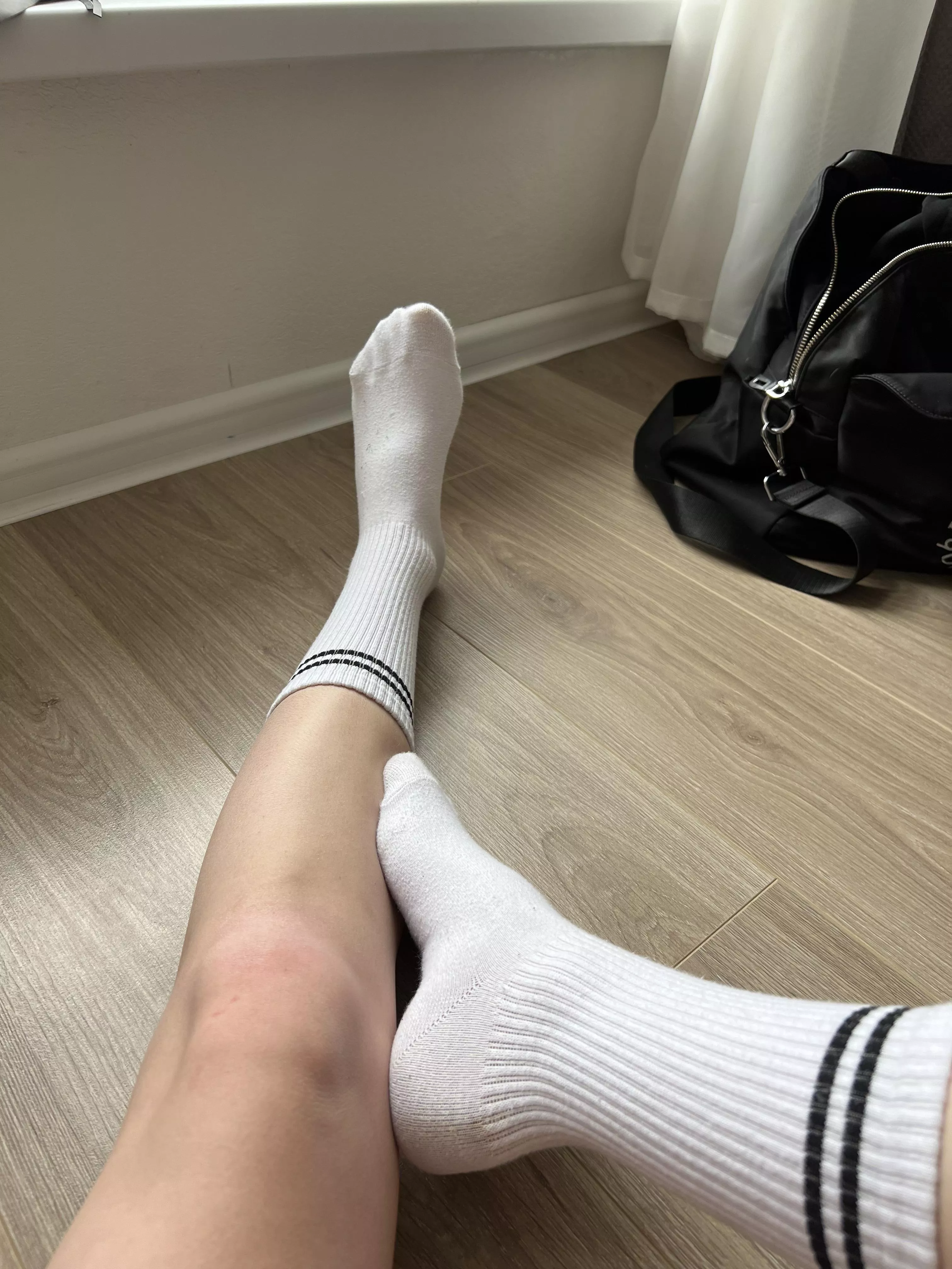 White with black stripes [F]