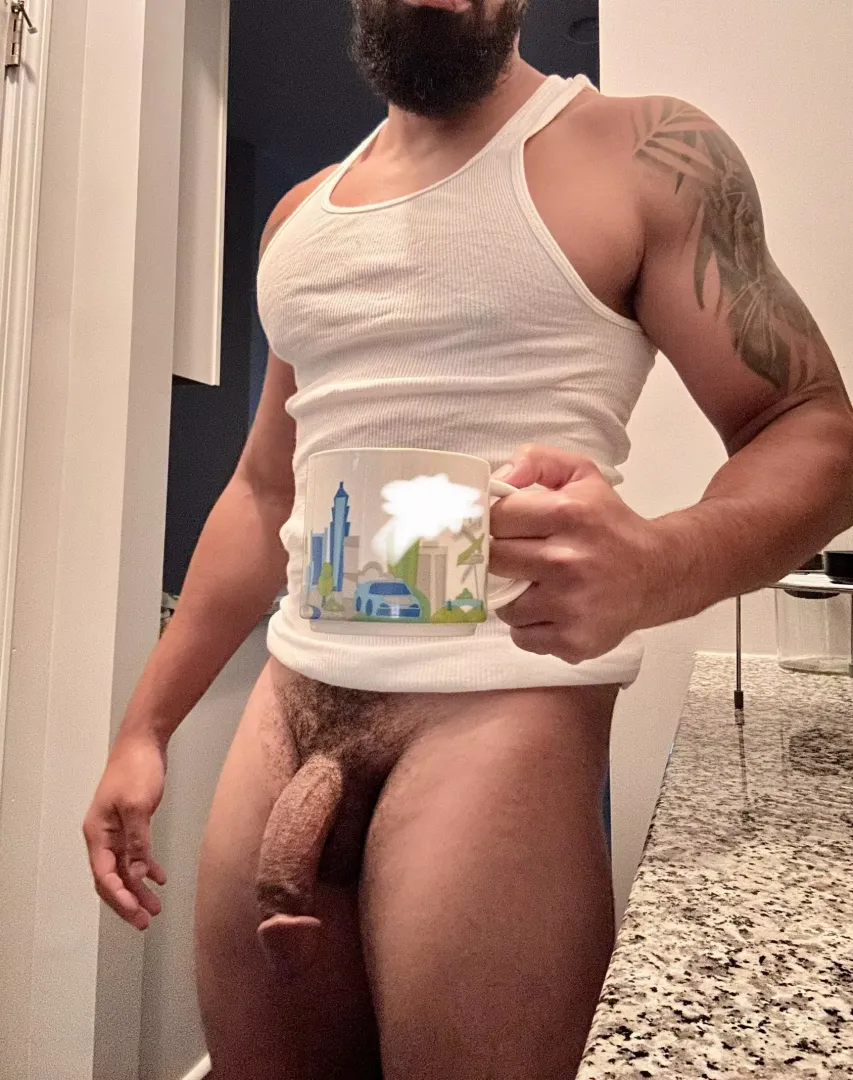 Who else feels good this morning? Let’s sit on the counter and chat.