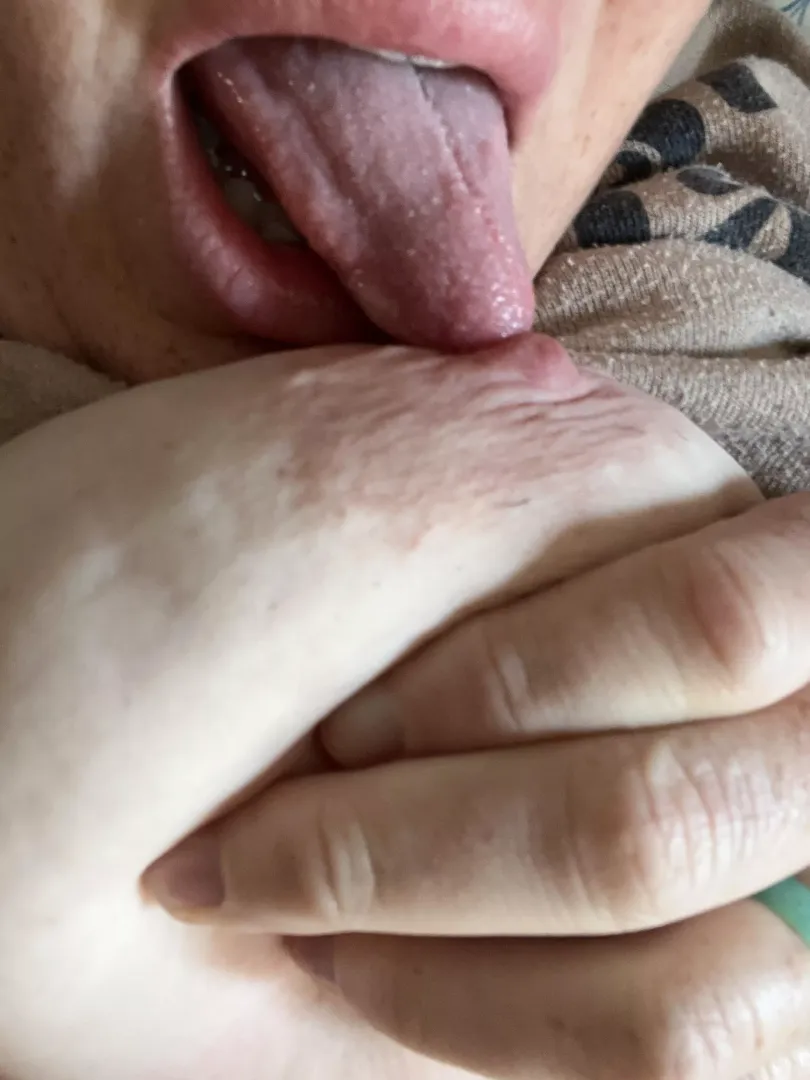 Who else wants to lick and suck my big tits?