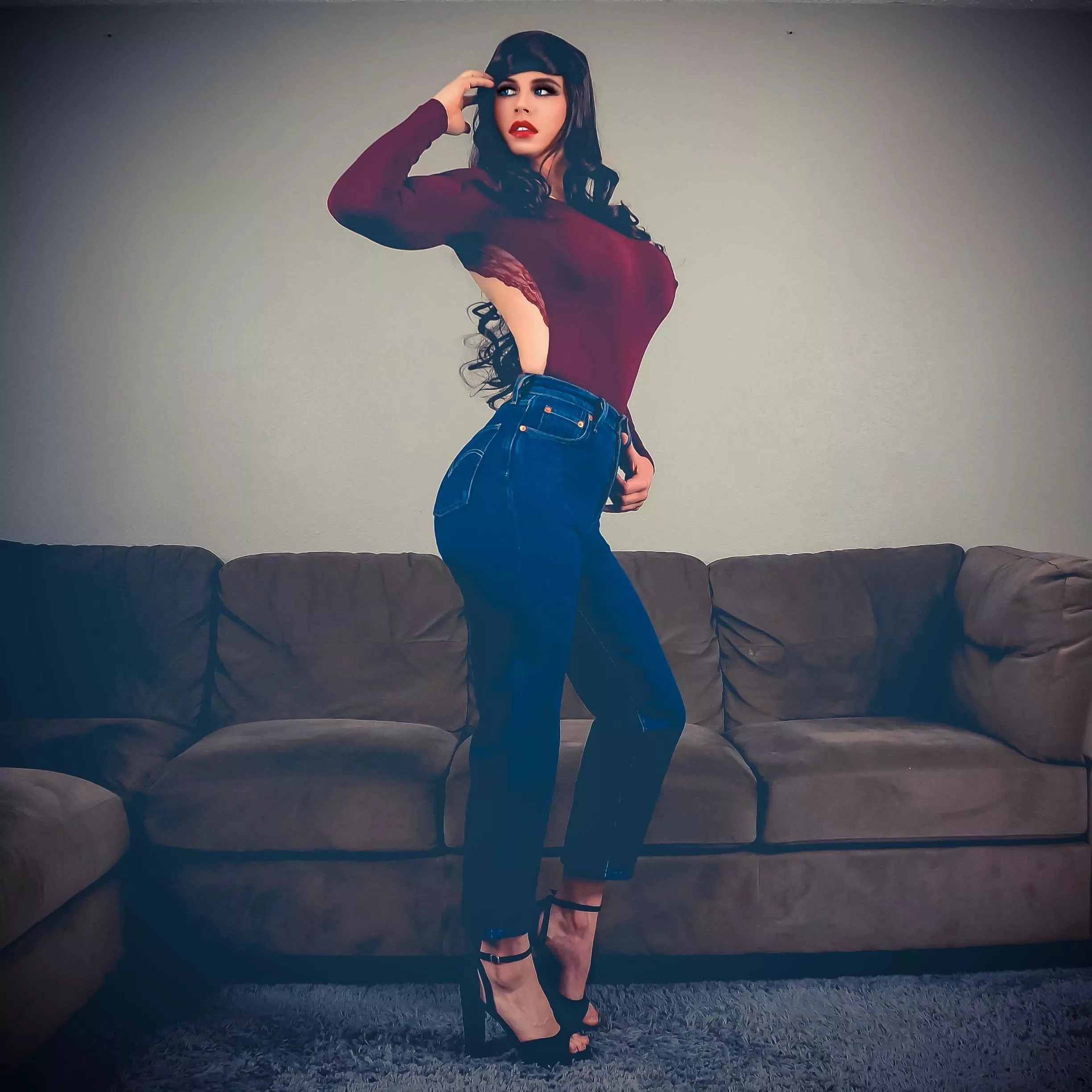 Who likes a tall, curvy, bimbo sissy!?