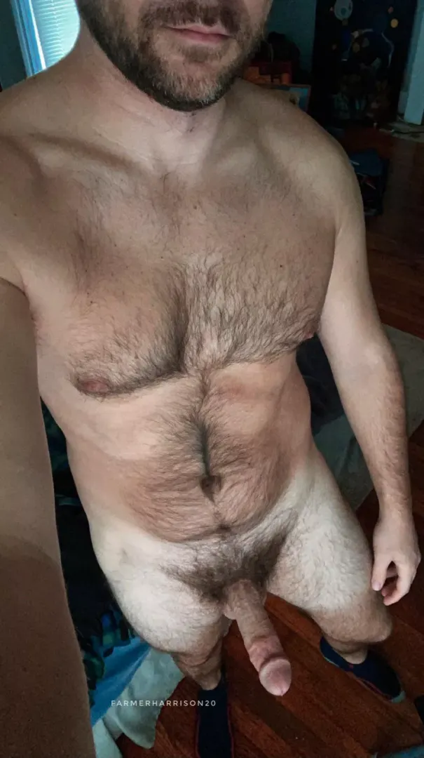 Who likes my handsome cock and those hints of gray in my beard?