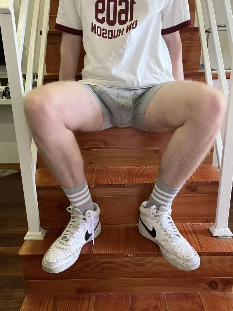 Who loves socks and gray boxers?