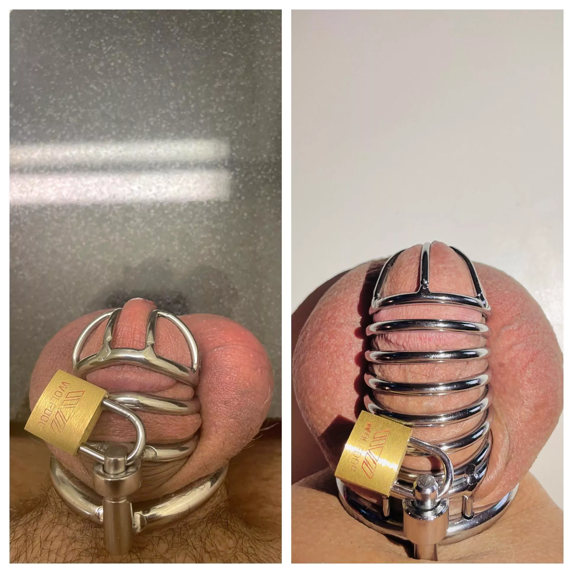 Who should stay locked? Right, left, or both? Ball punch for each comment. Least votes gets to cum 🤭