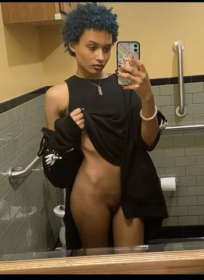 Who wants to bend me over in public and fuck my little holes he/him