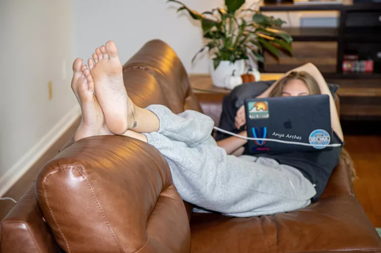 Who wants to give my soft soles a massage?