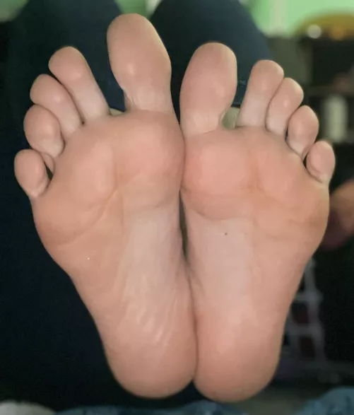 Who wants to rub my sore soles?
