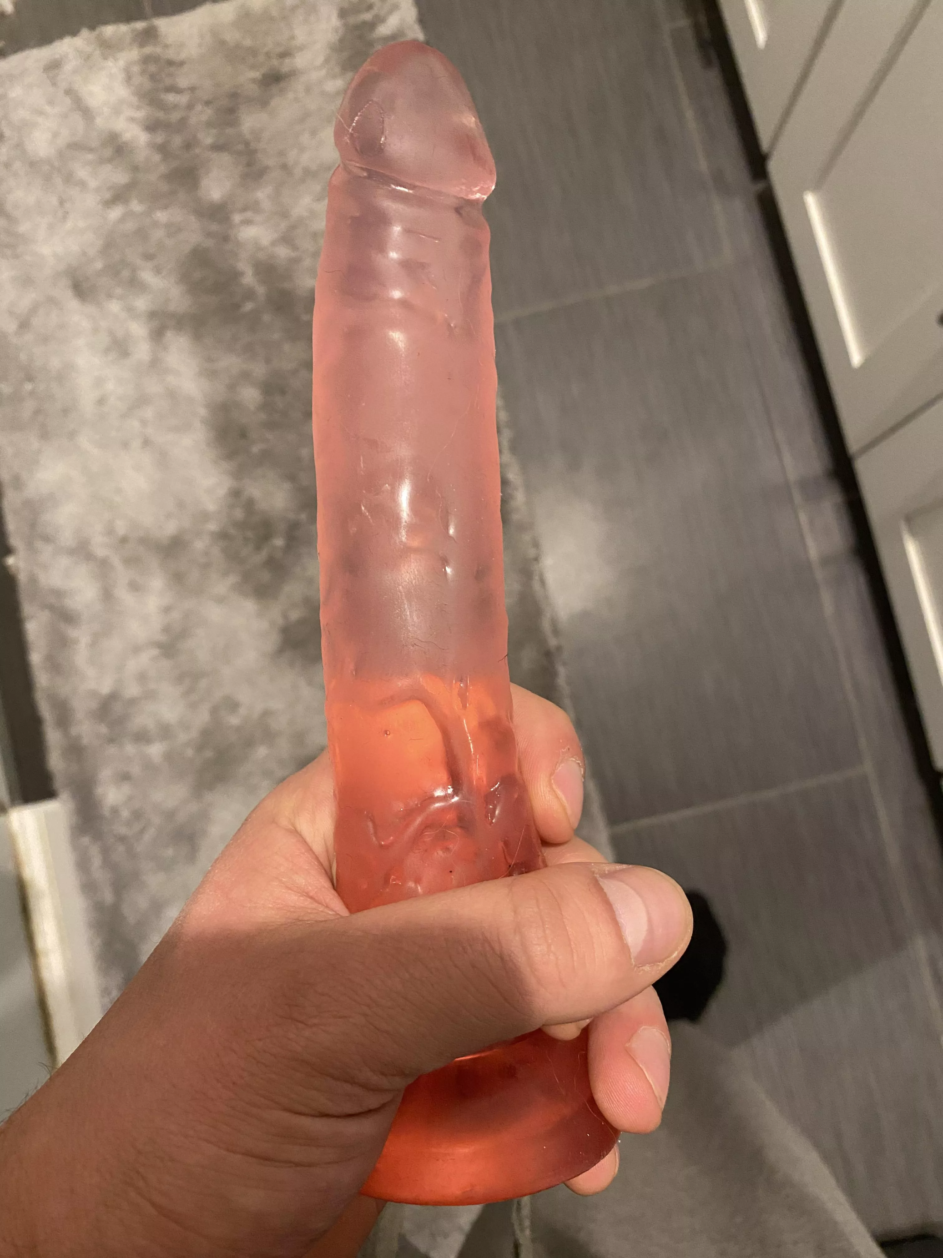 Who wants to see me stuff this in my ass?