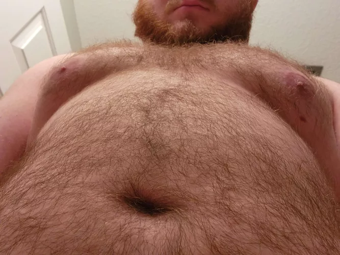 Who wants to touch my pumped up chest?