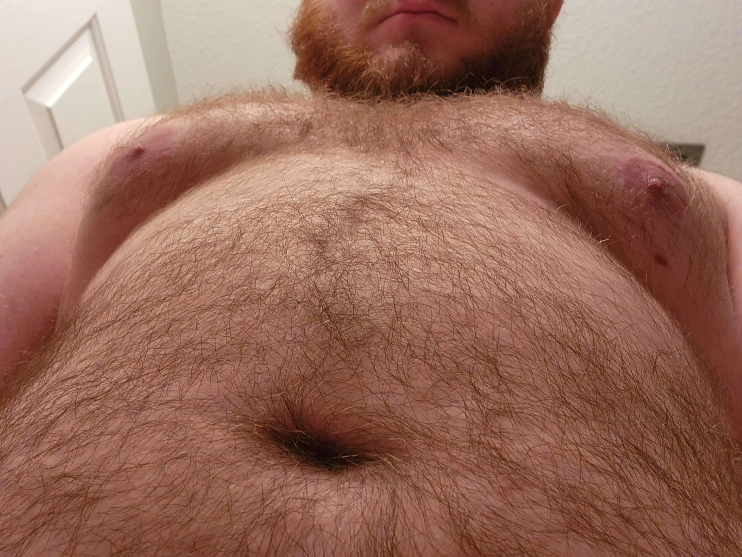 Who wants to touch my pumped up chest?