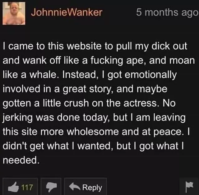 Wholesome comment