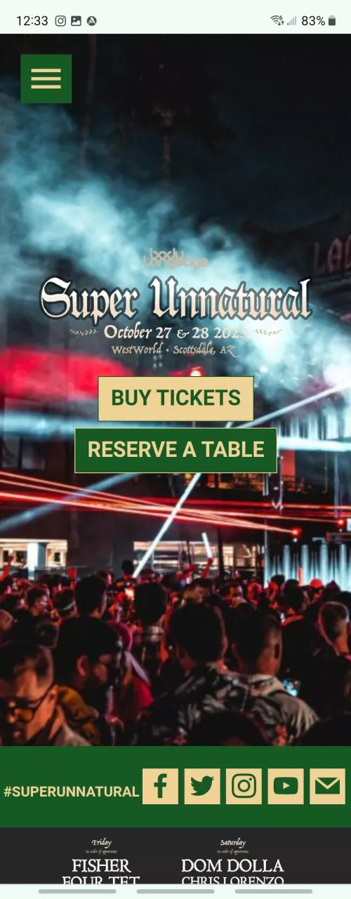 Who's gonna be there this Friday and Saturday?