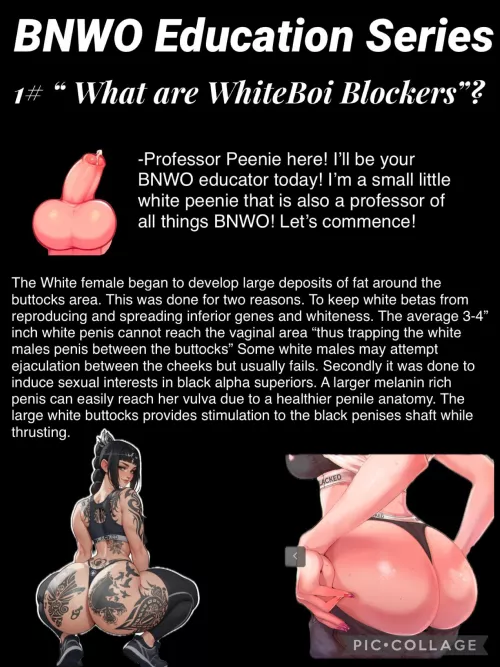 Why whiteboi’s can’t compete in nature with BBC. 