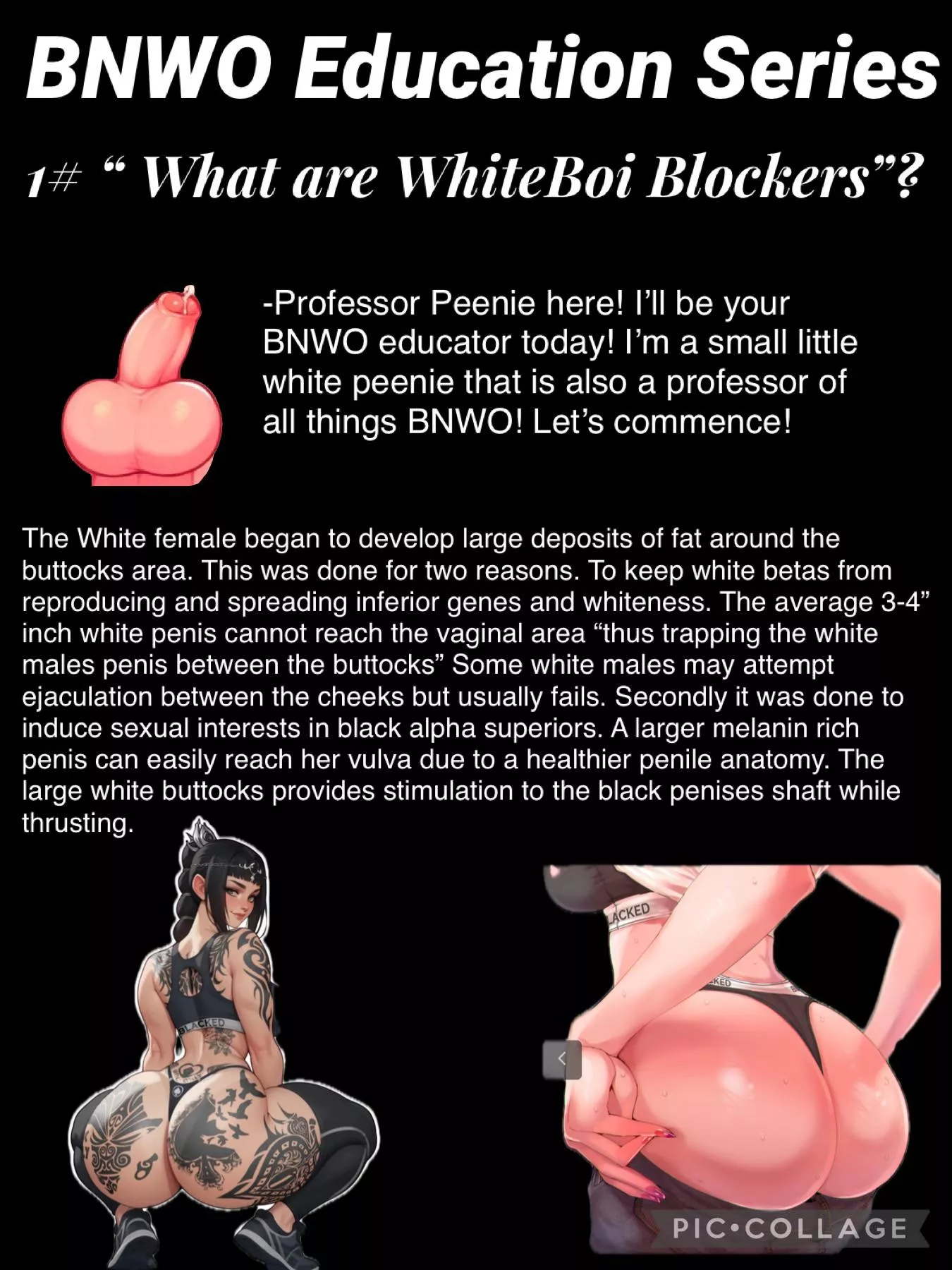 Why whiteboi’s can’t compete in nature with BBC. 