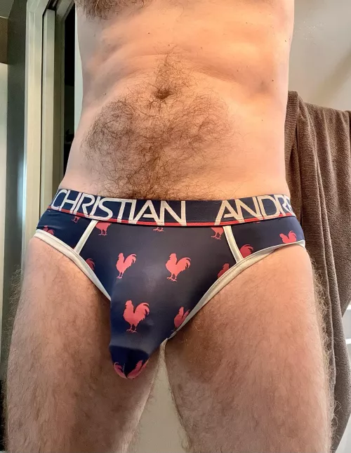 Why yes, that is a cock on my underwear.