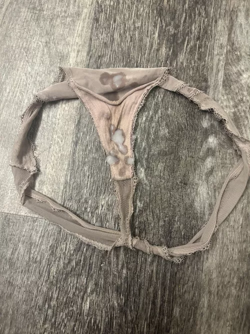 Wife’s dirty thong