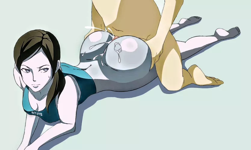 Wii Fit Trainer thick fat ass buttjob
