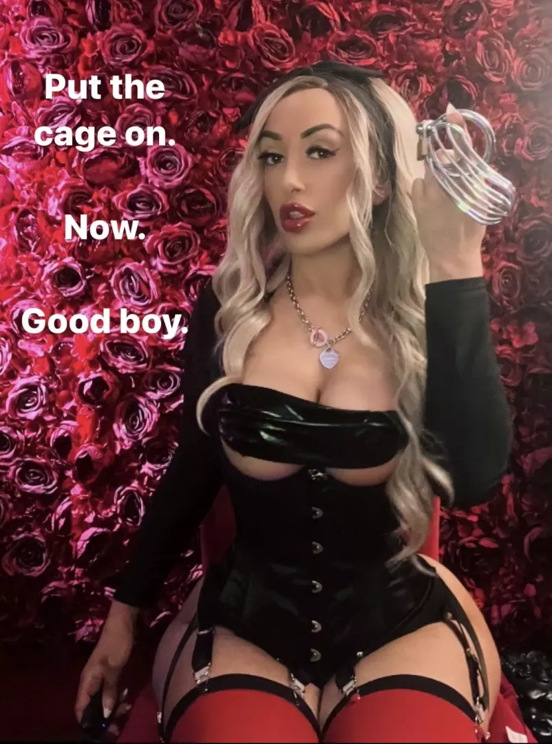 Will be her good boy?