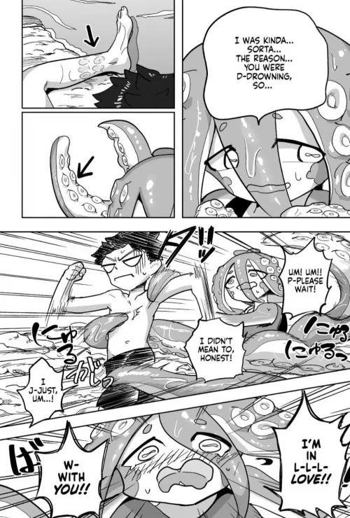 Will you run or stay with a Tentacles girl !