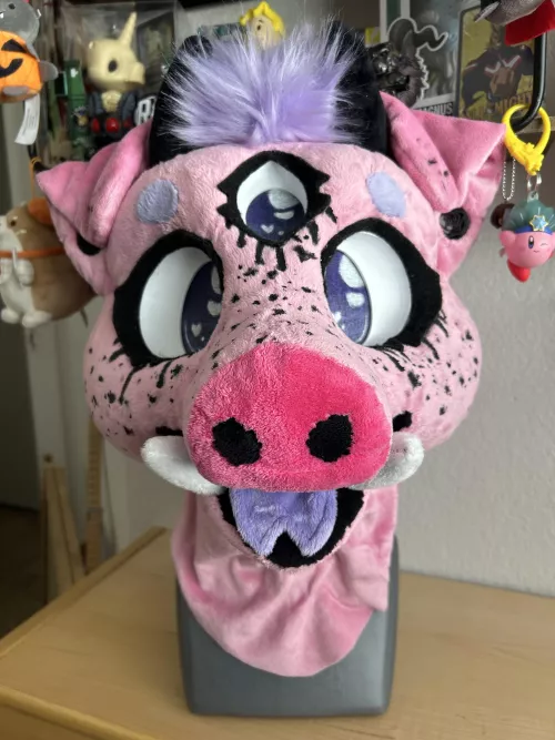 Willa the witchy pig. Recently got a new head and wanted to show her off.