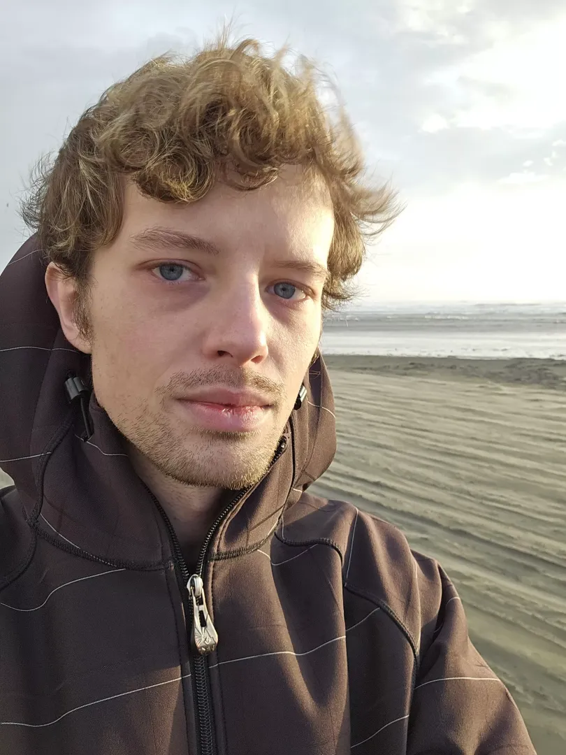 Windy at the ocean