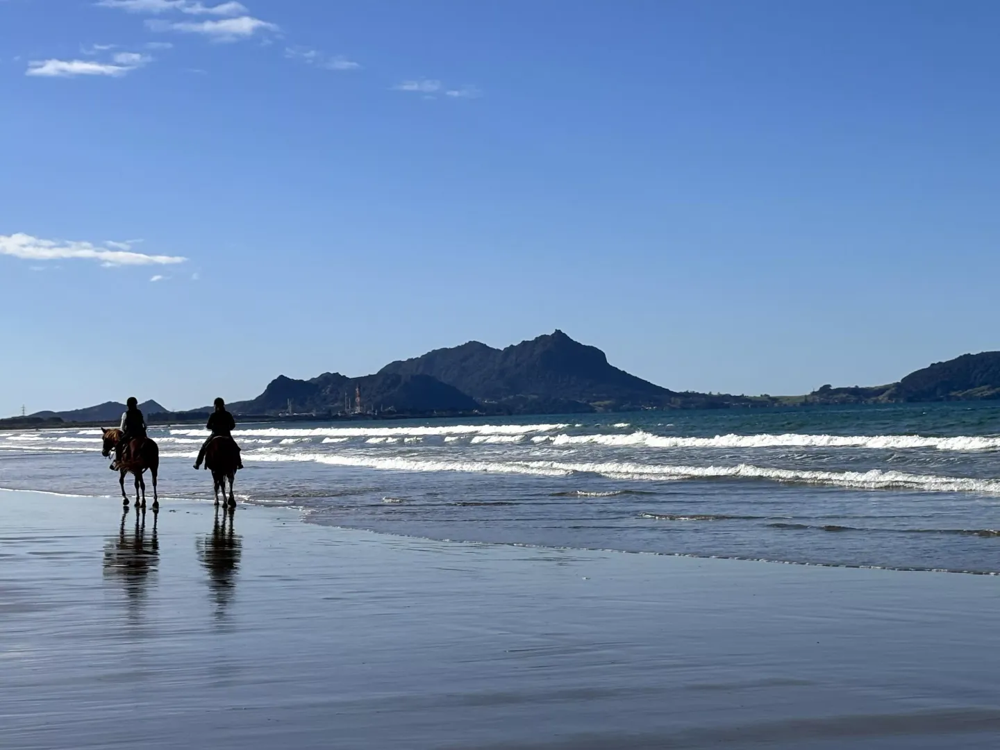 Winter beach mood