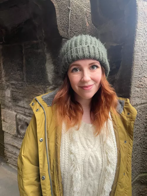 Winter weather won’t stop me from going on adventures! Crossed another castle off my list. [F]