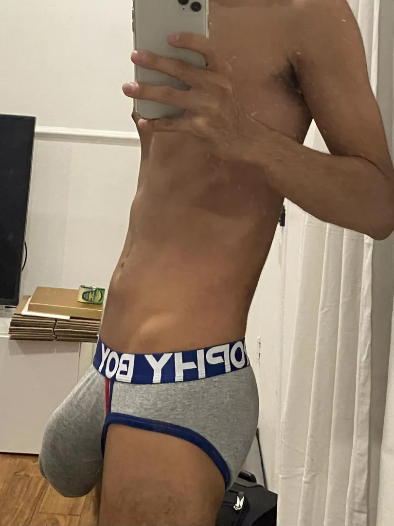 Wish I could just walk around and hang out in underwear like my bros but I feel too guilty / embarrassed