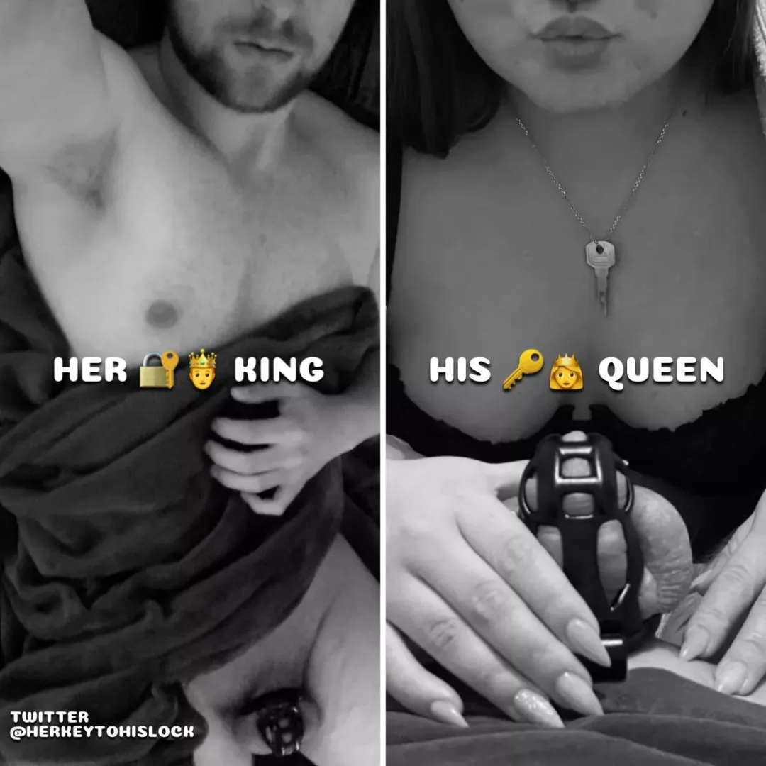 With 2023 this wonderful couple is starting a new chapter on their chastity journey. Less unlocks & orgasm for him, more control & pleasure for her. Any advice you want to give them on their way?