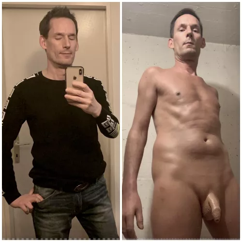 with and without clothes ☺️