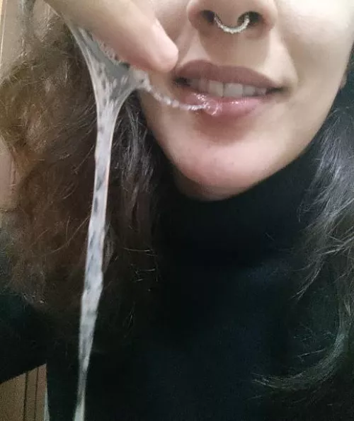 With so much slime we can fill a glass