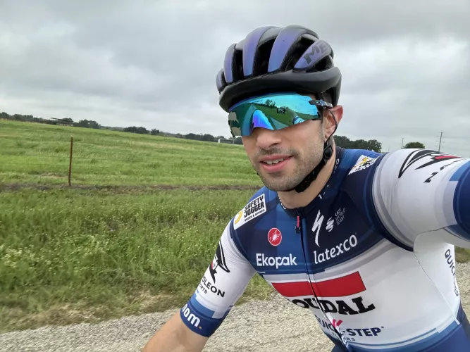 Woke up early today to go cycling!