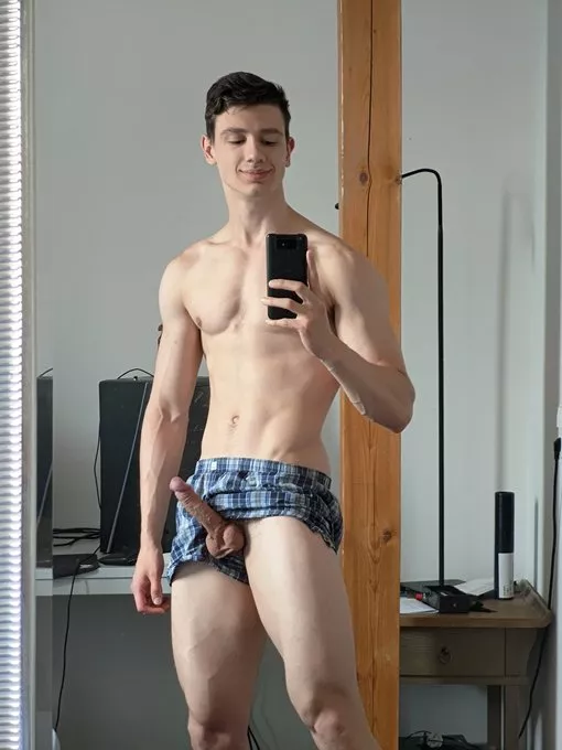 Woke up with a rock hard cock