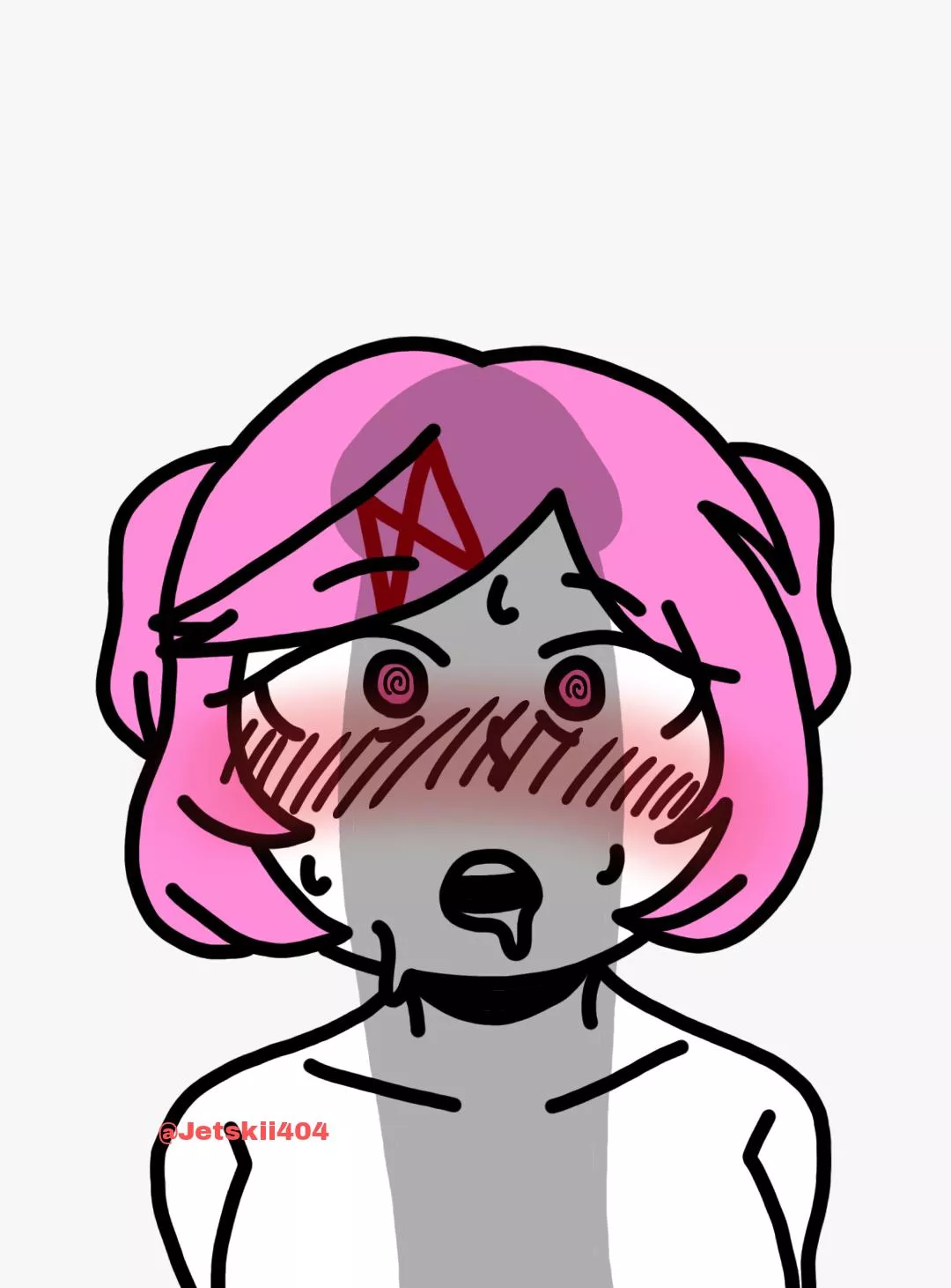 Wonder what she's staring at?