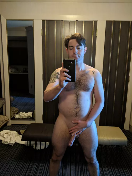 Woohoo, sexy mirror dick
