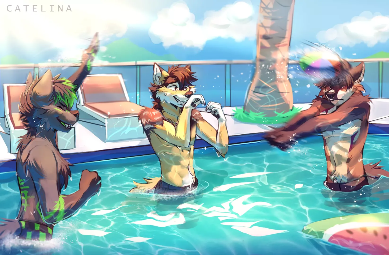 Work done for @roamaned - Art by me (@Furry_Angel18) <3