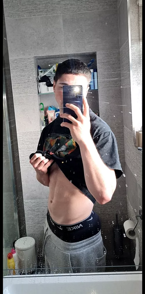 work told me to pull my pants up or go home so guess what I did